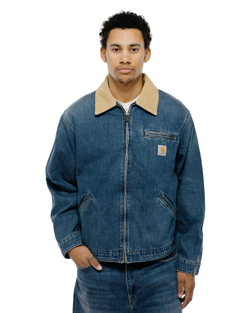 Carhartt Carhartt W.I.P. OG Detroit Jacket Blue/Dusty H Brown Dark Used Wash outlook