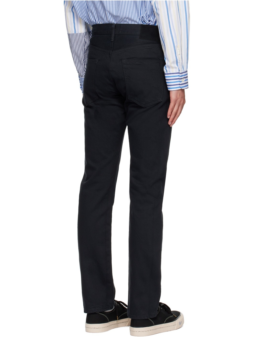 Black Social Sculpture Jeans - 3