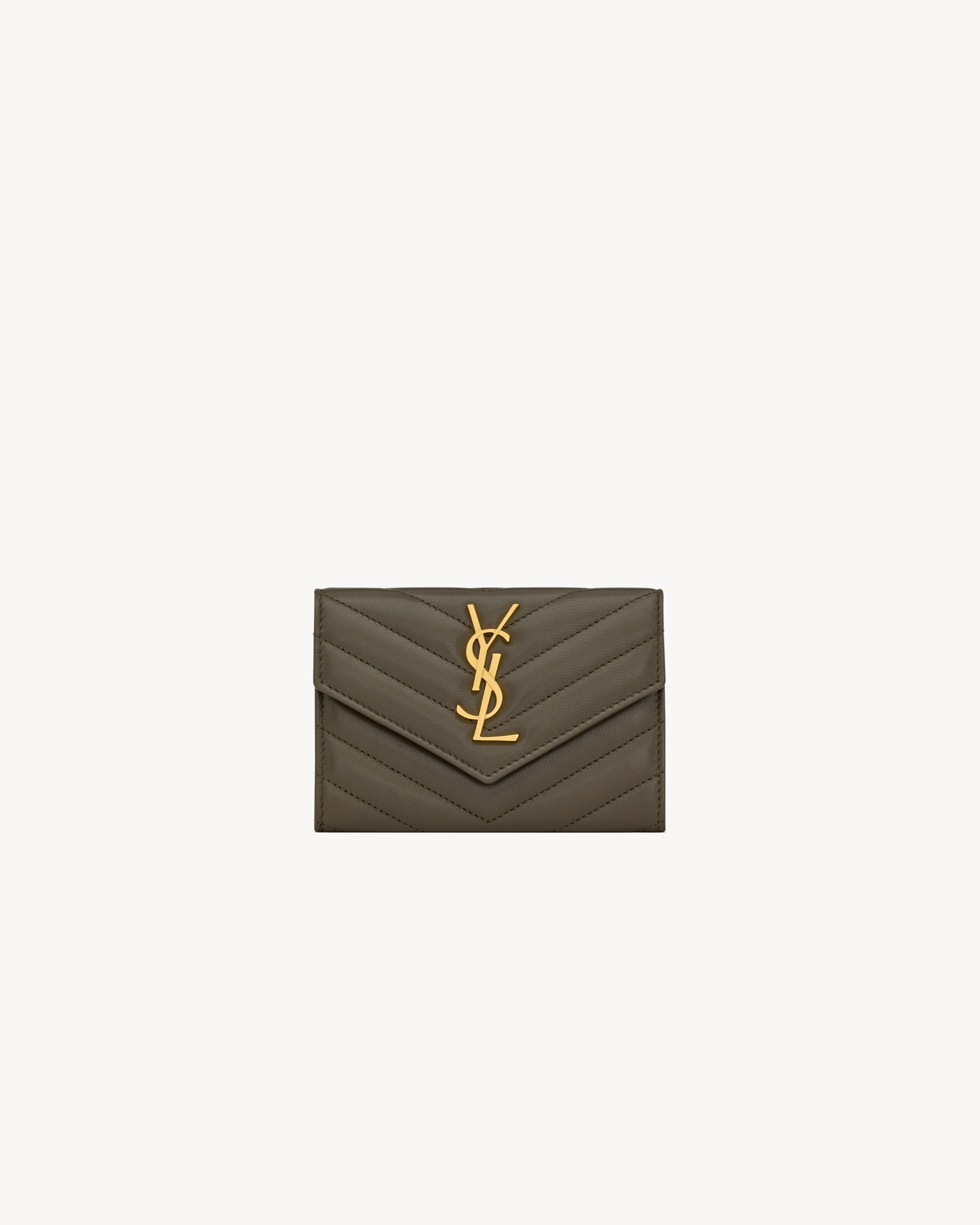 CASSANDRE MATELASSÉ SMALL ENVELOPE WALLET IN LAMBSKIN - 1