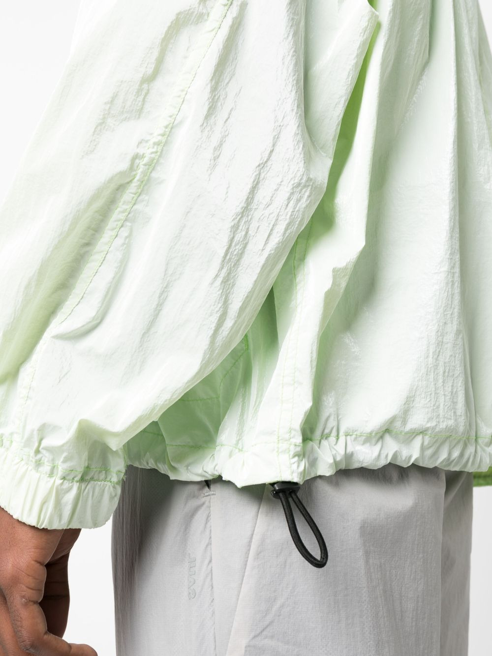 Marina logo-print hooded jacket - 5