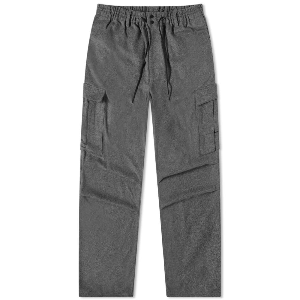 Y-3 Wool Flannel Cargo Pant - 1