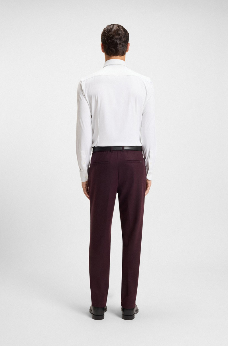 SLIM-FIT SHIRT IN BRUSHED STRETCH FLANNEL 5