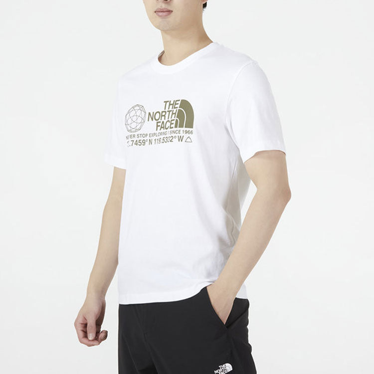 THE NORTH FACE Coordinates Short Sleeve T-Shirt 'White' NF0A7WAT-FN4 - 5