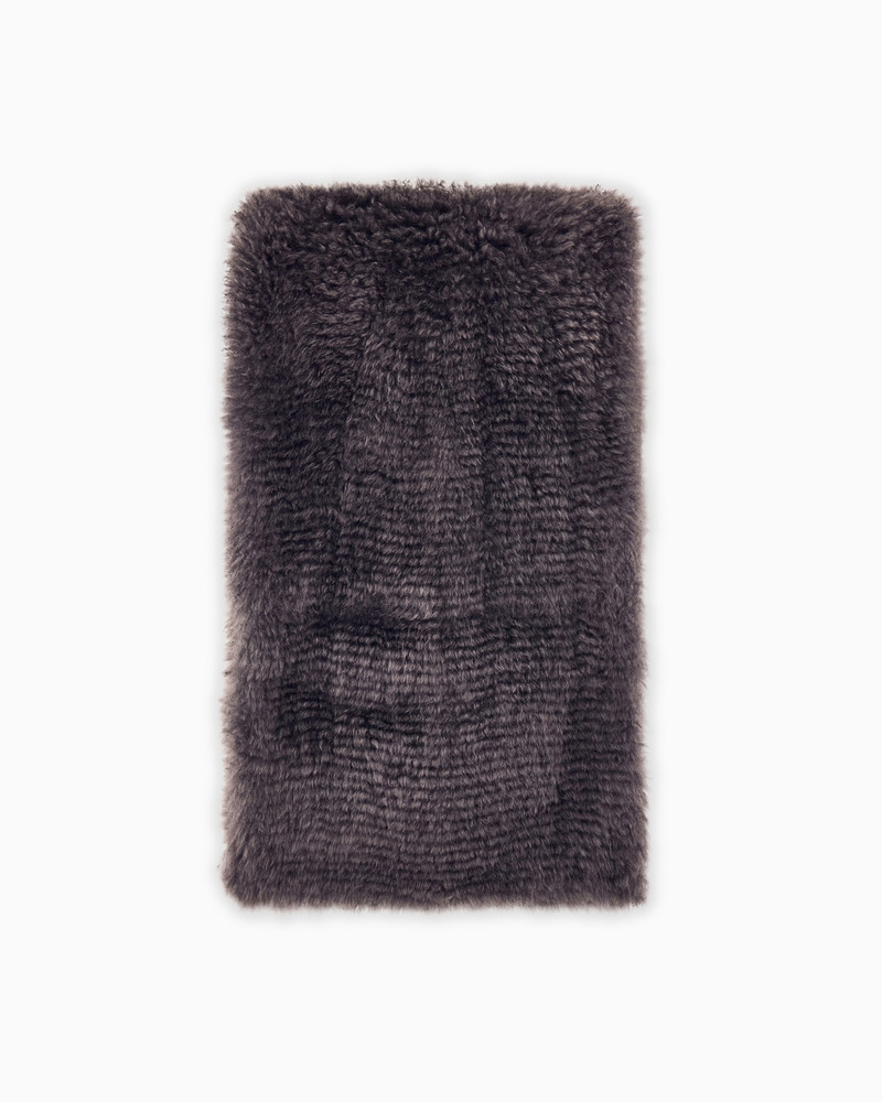 STOLE IN VIRGIN WOOL FLANNEL AND CASHMERE WITH SILK 1