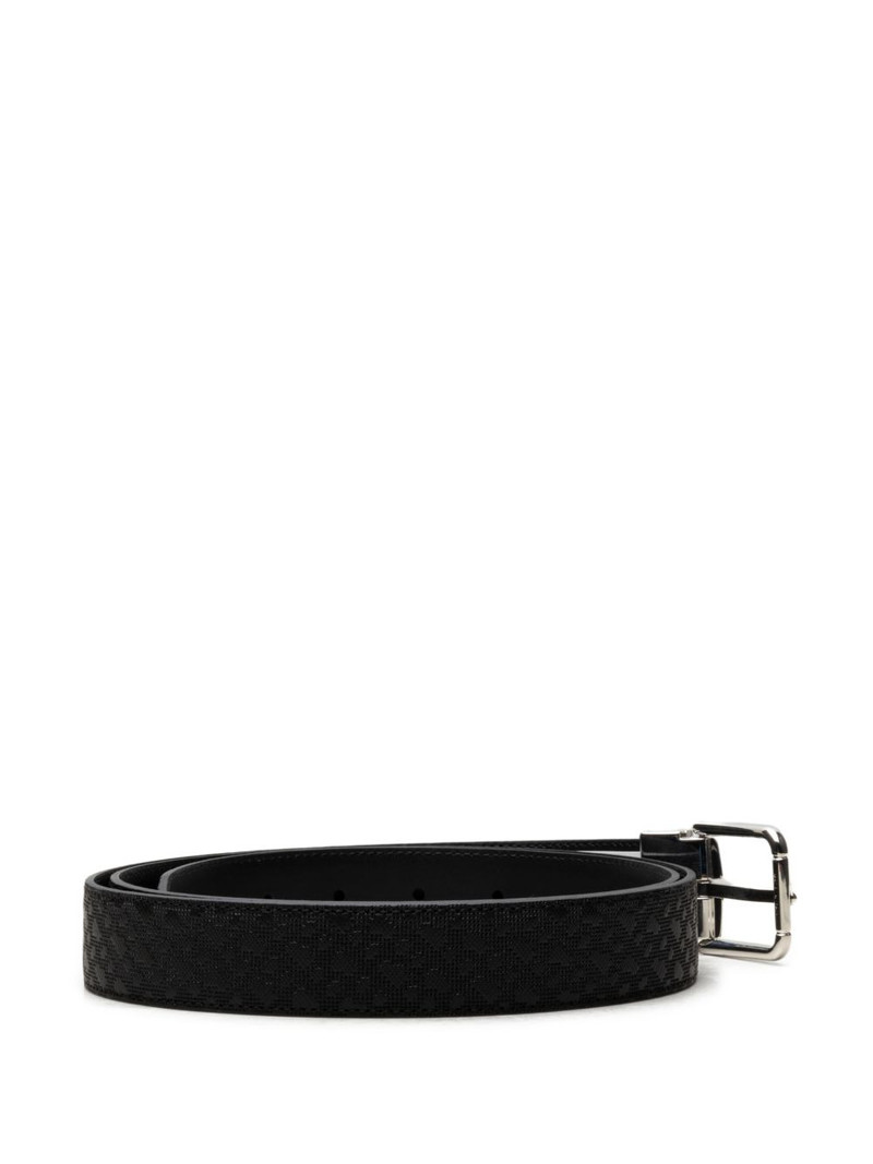 BOSS textured buckle belt outlook