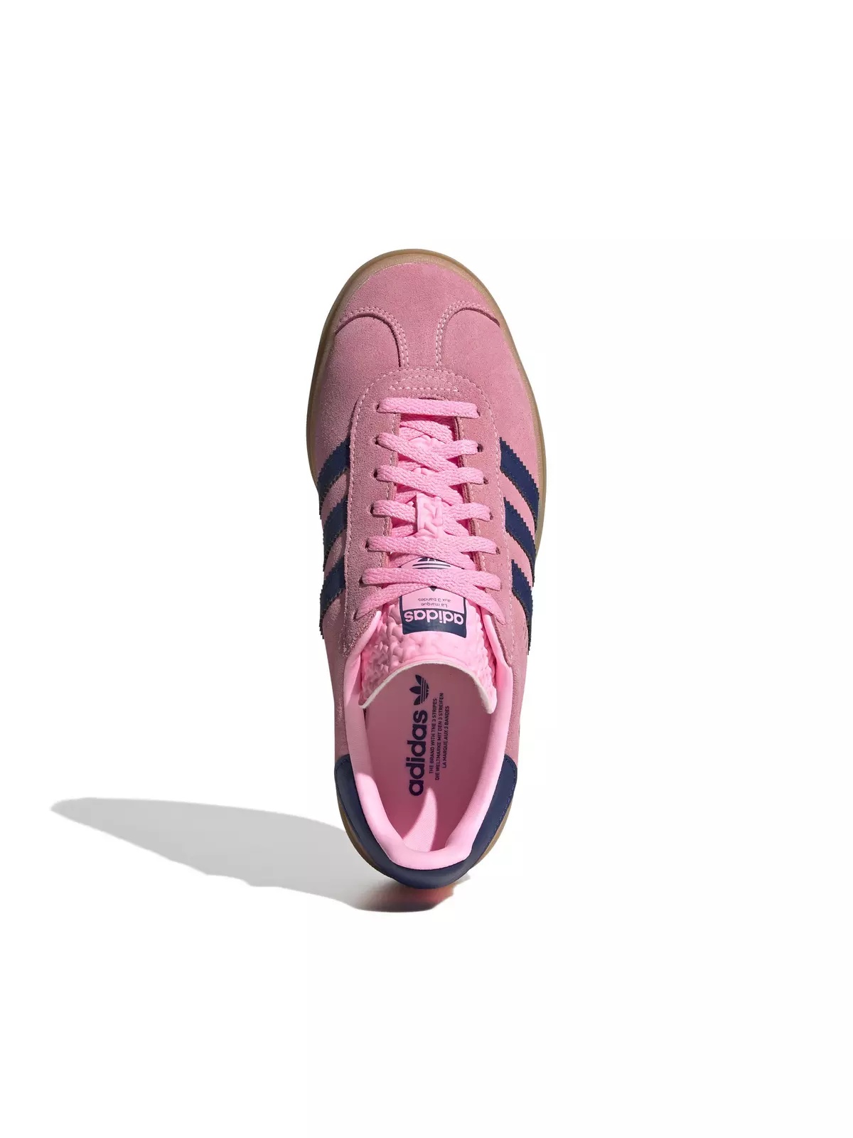 Originals Gazelle Bold "Pink Glow/Victory Blue/Gum" Women's Shoe - 8