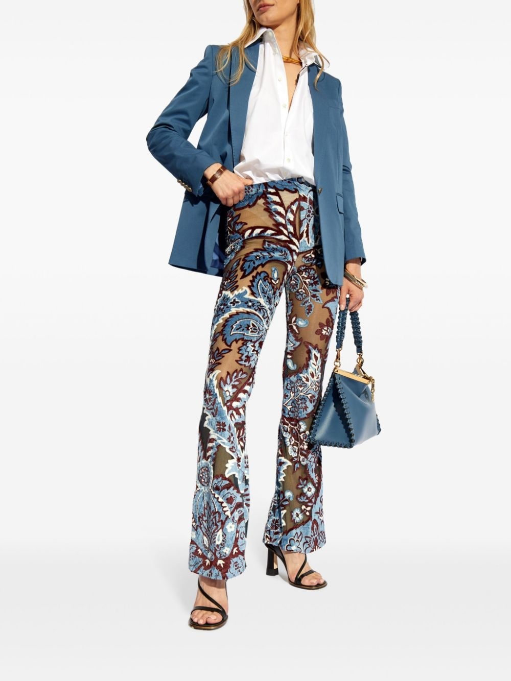 floral patterned trousers - 2
