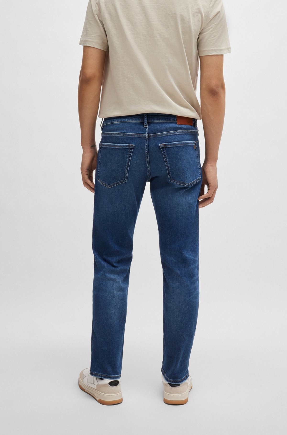 MAINE REGULAR-FIT JEANS IN BLUE SOFT-MOTION DENIM - 4