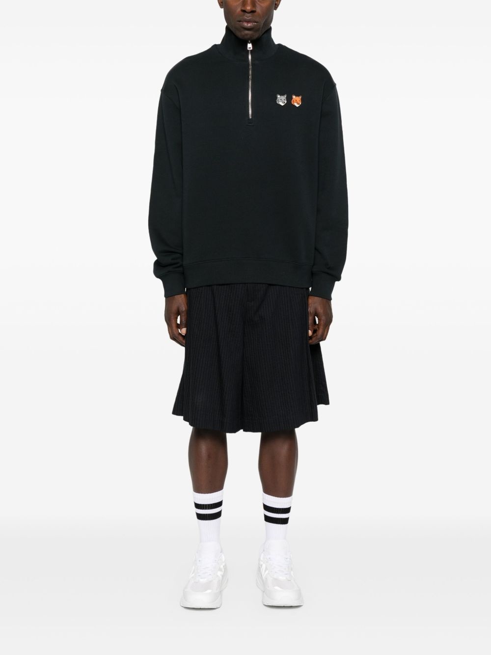 Fox Head half-zip sweatshirt - 2