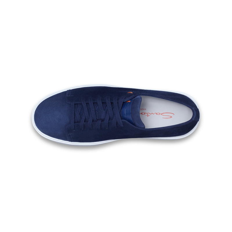 Women’s blue suede sneaker 5