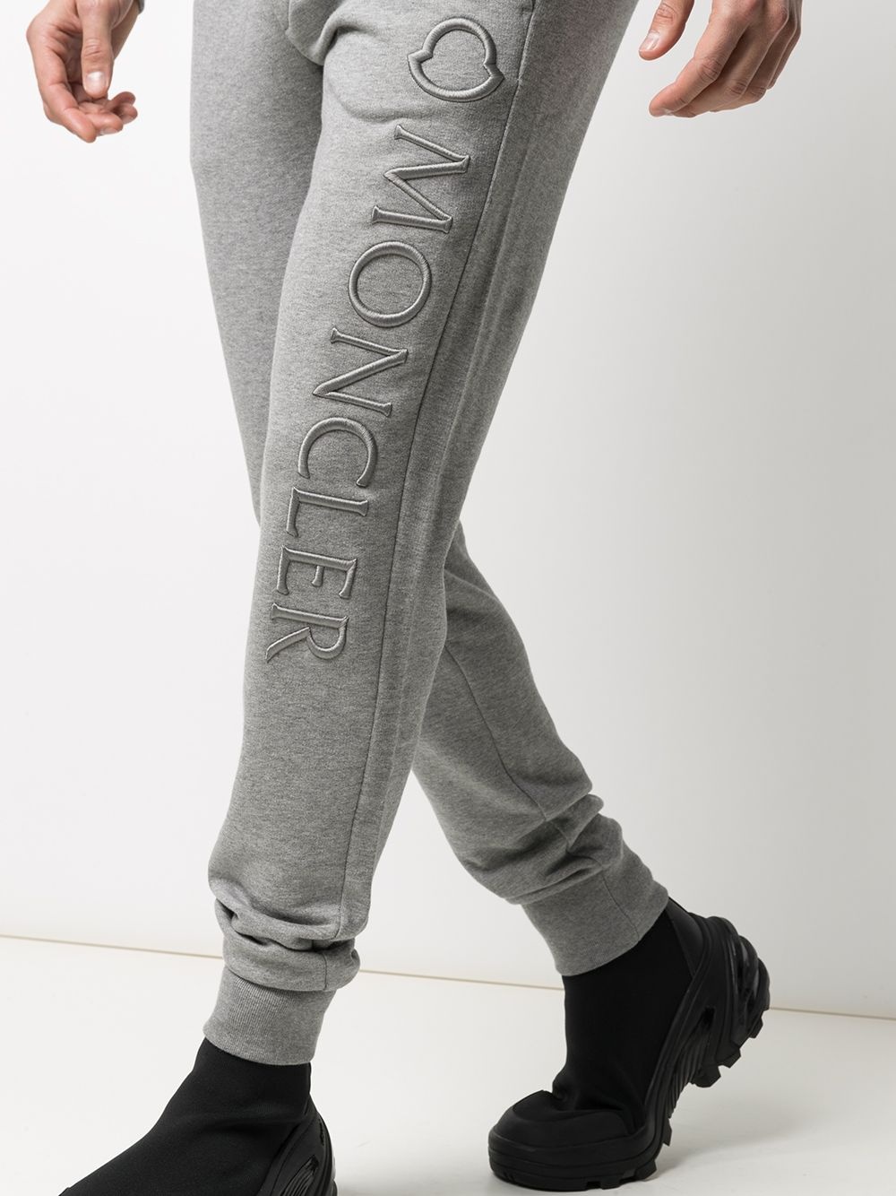 logo-embossed track pants - 5