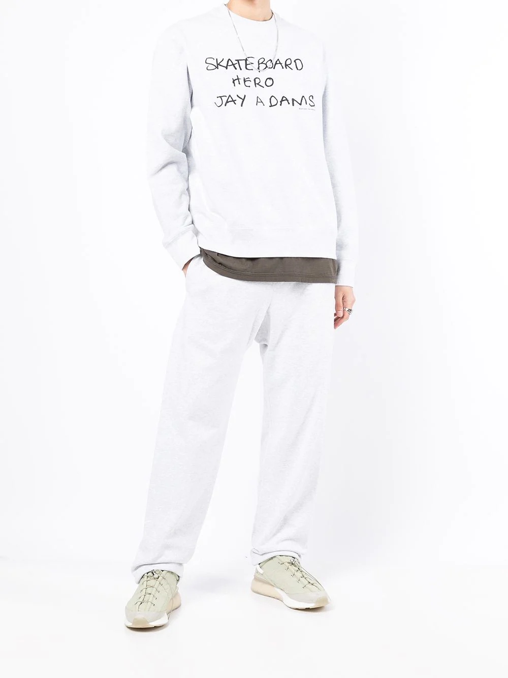 X TAKAHIROMIYASHITA The Soloist x Mark Gonzales track pants - 2