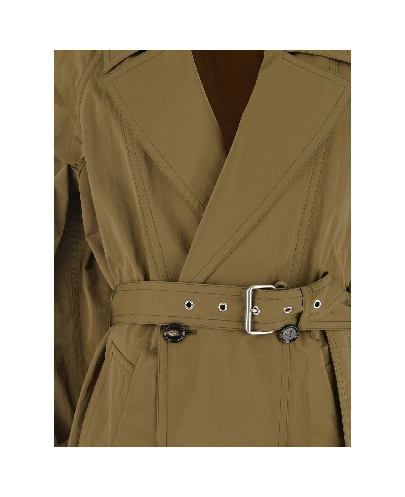 Nylon Trench Coat - 3