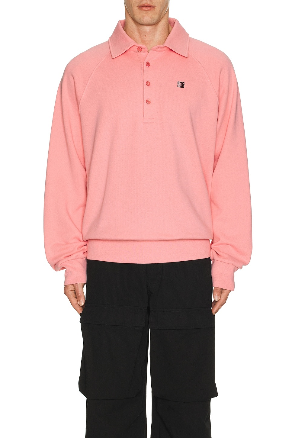 Buttoned Sweatshirt - 4