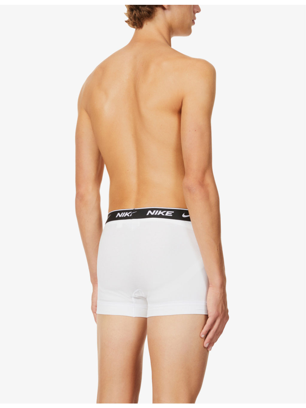 Pack of three Everyday stretch-cotton jersey trunks - 3