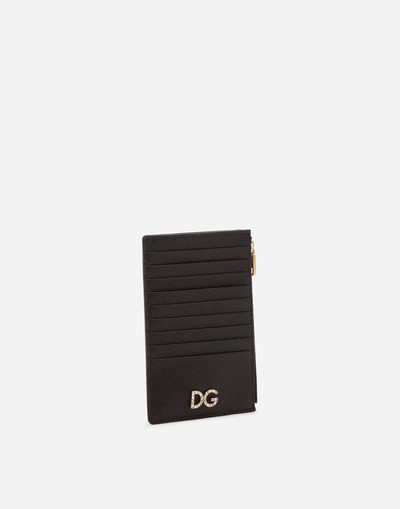 Dolce & Gabbana Large vertical dauphine calfskin credit card holder outlook