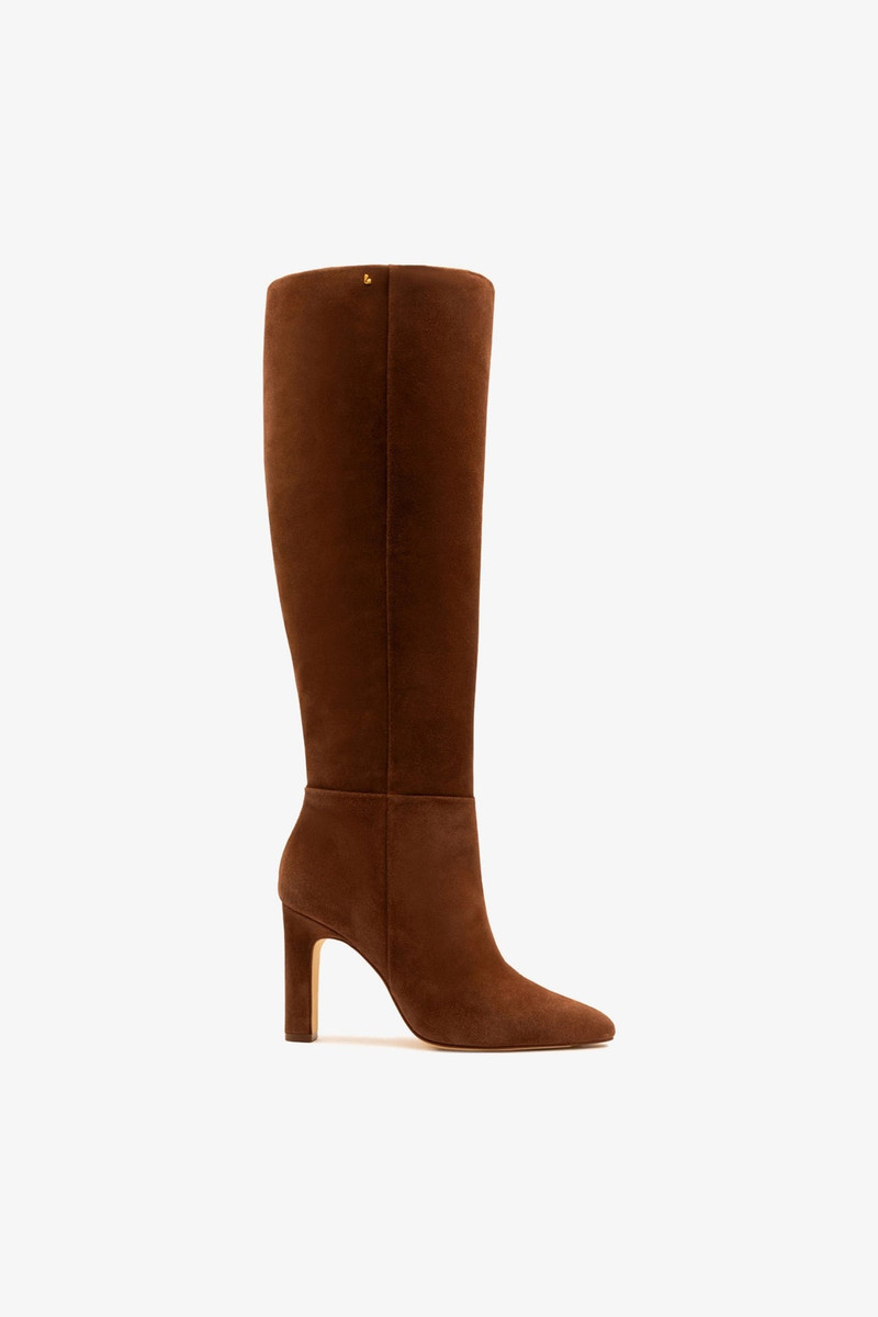 Cindy Boot Hi In Burnt Umber Suede 1