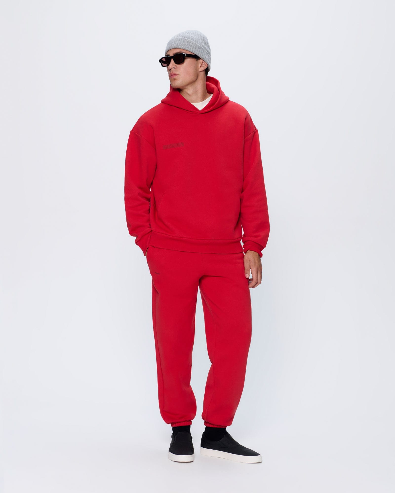 Mens 365 Heavyweight Track Pants - Goji Red - 2