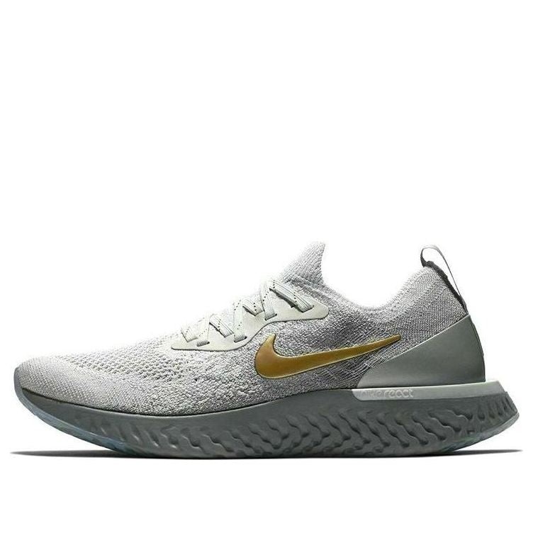 (WMNS) Nike Epic React Flyknit Premium 'Vast Grey Gold' AV3048-070 - 1