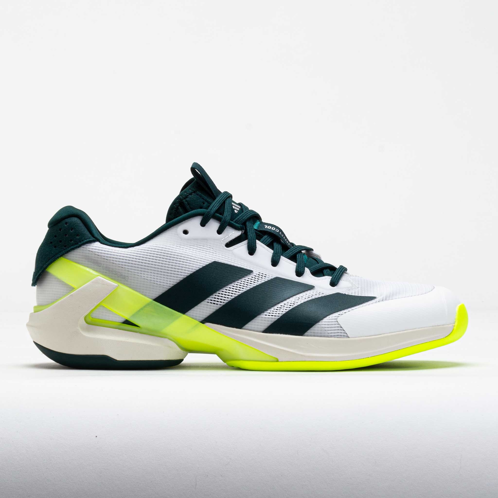 adidas Adizero Ubersonic 5 Men's White/Aurora Ivy/Lucid Lemon - 1