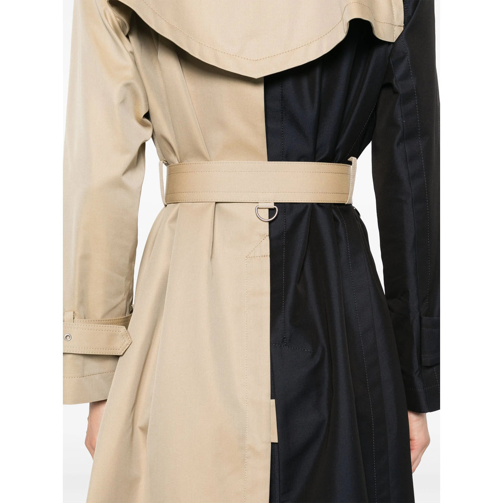 Sacai Black Coats - Trench & Raincoats Women - 2