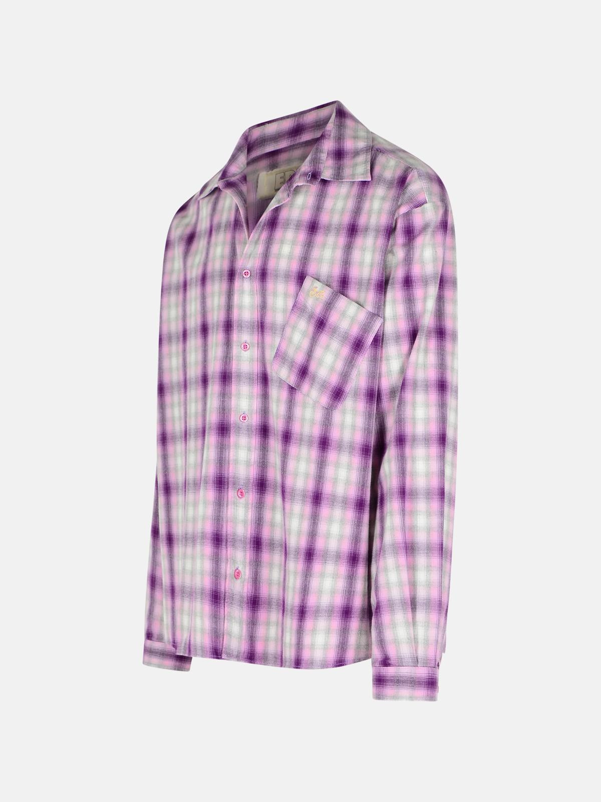 PURPLE COTTON SHIRT - 2