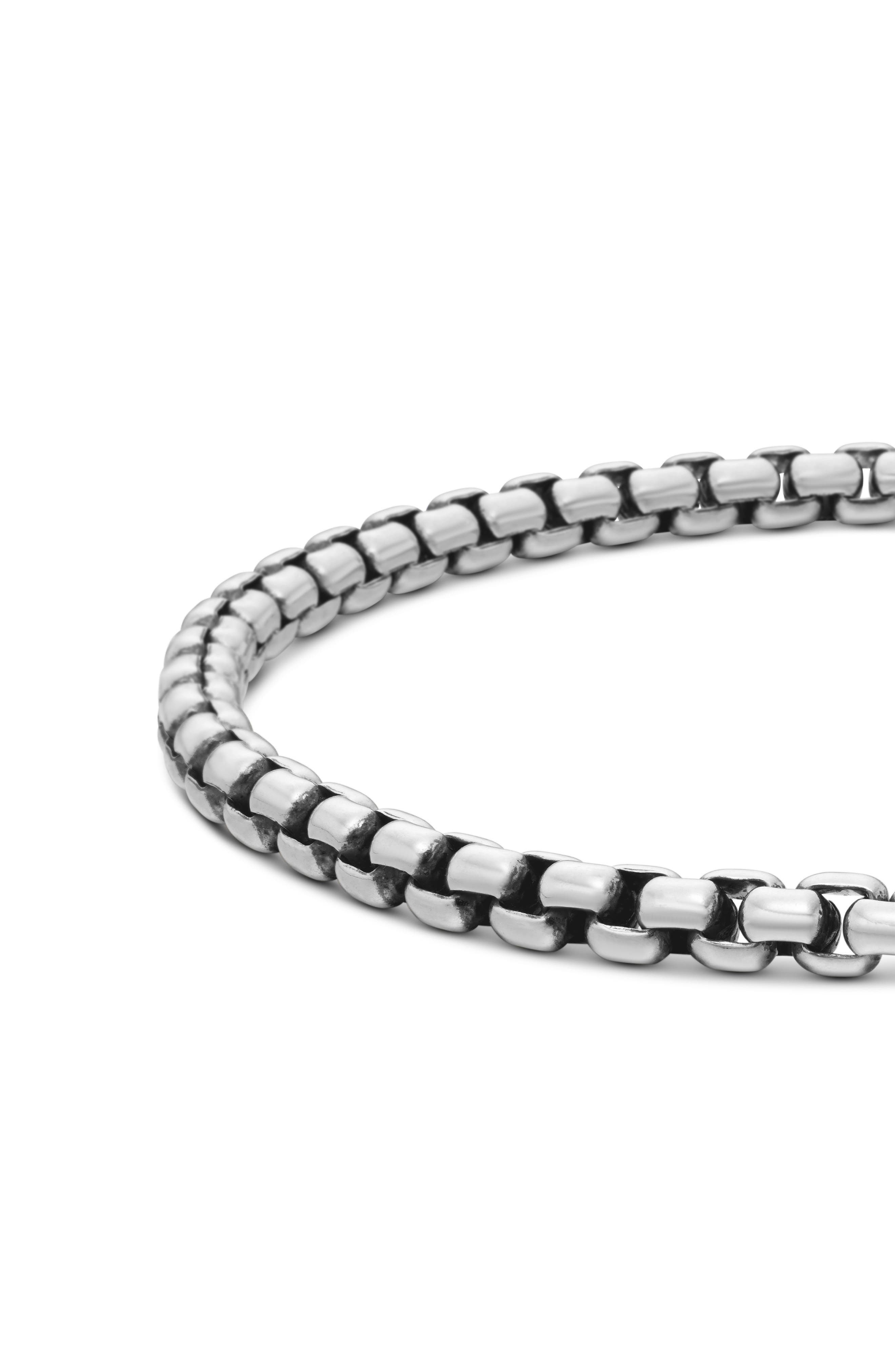 David Yurman Bel Aire Collection® Sterling Silver Bracelet with 14K Yellow Gold, 4mm in Silver/Gold  - 4