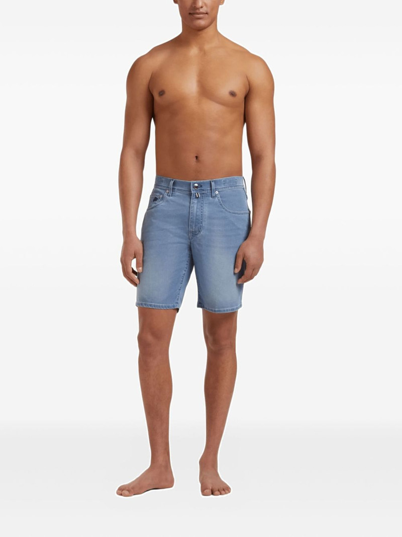 Vilebrequin five-pocket turtle denim shorts outlook