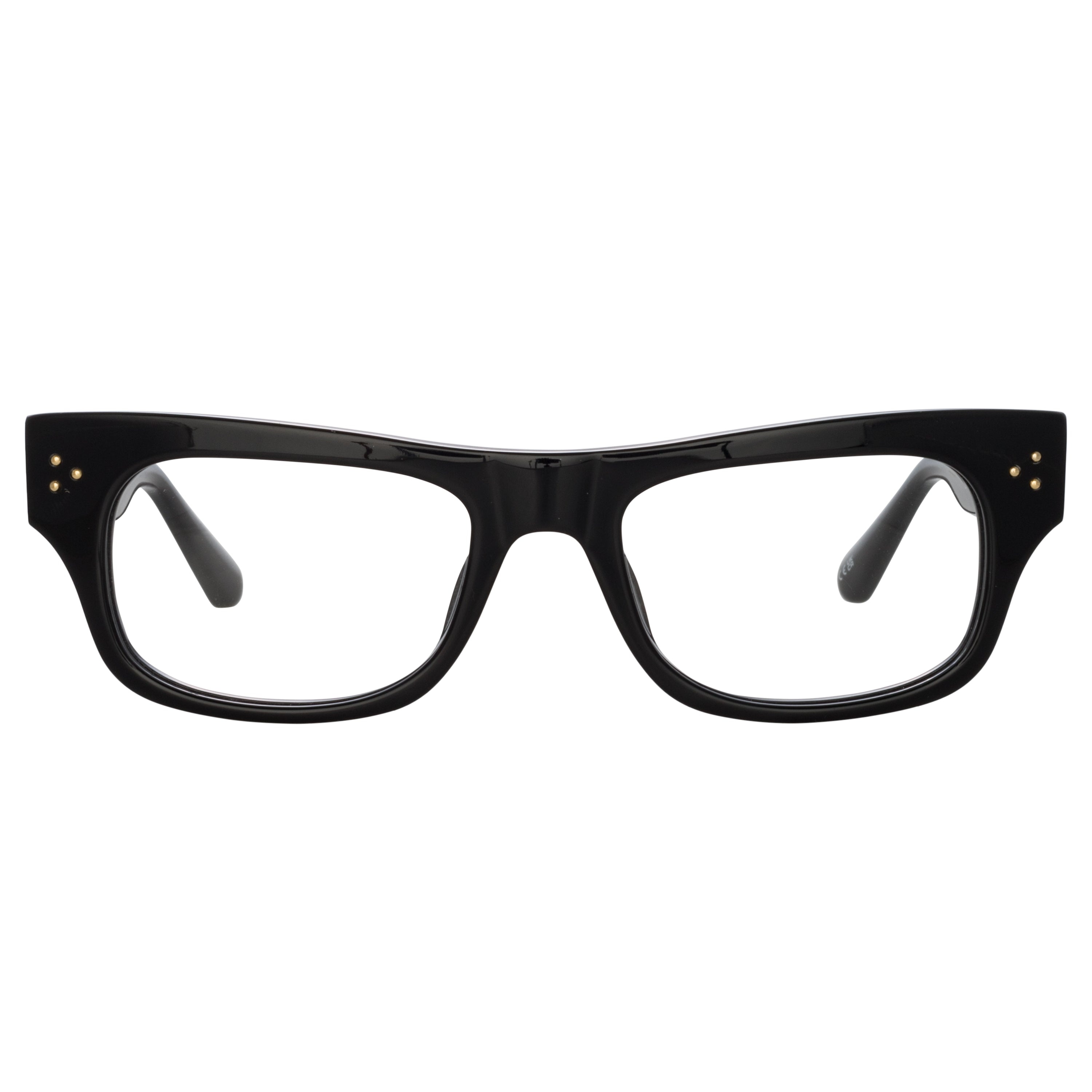 FALCK RECTANGULAR OPTICAL FRAME IN BLACK - 1