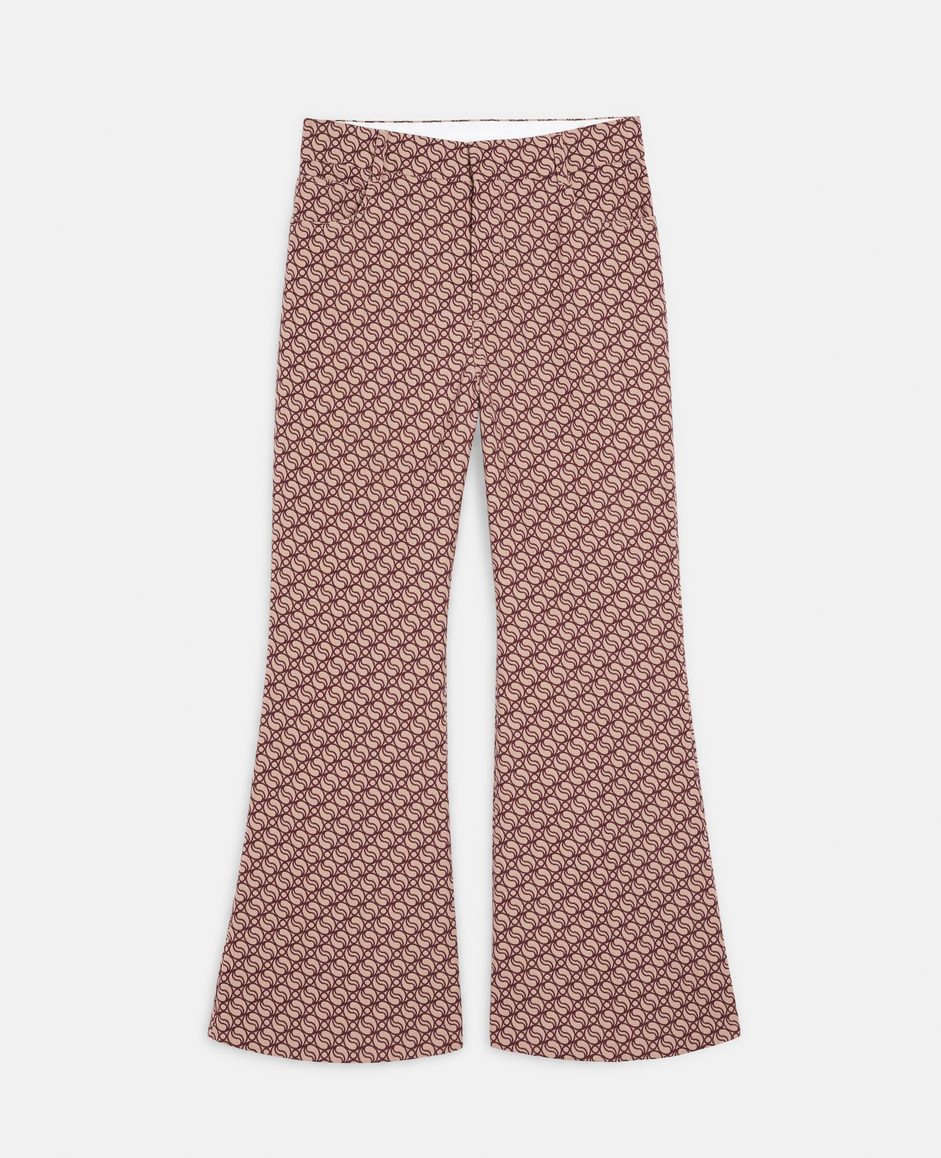 S-Wave Jacquard Tailored Trousers - 1
