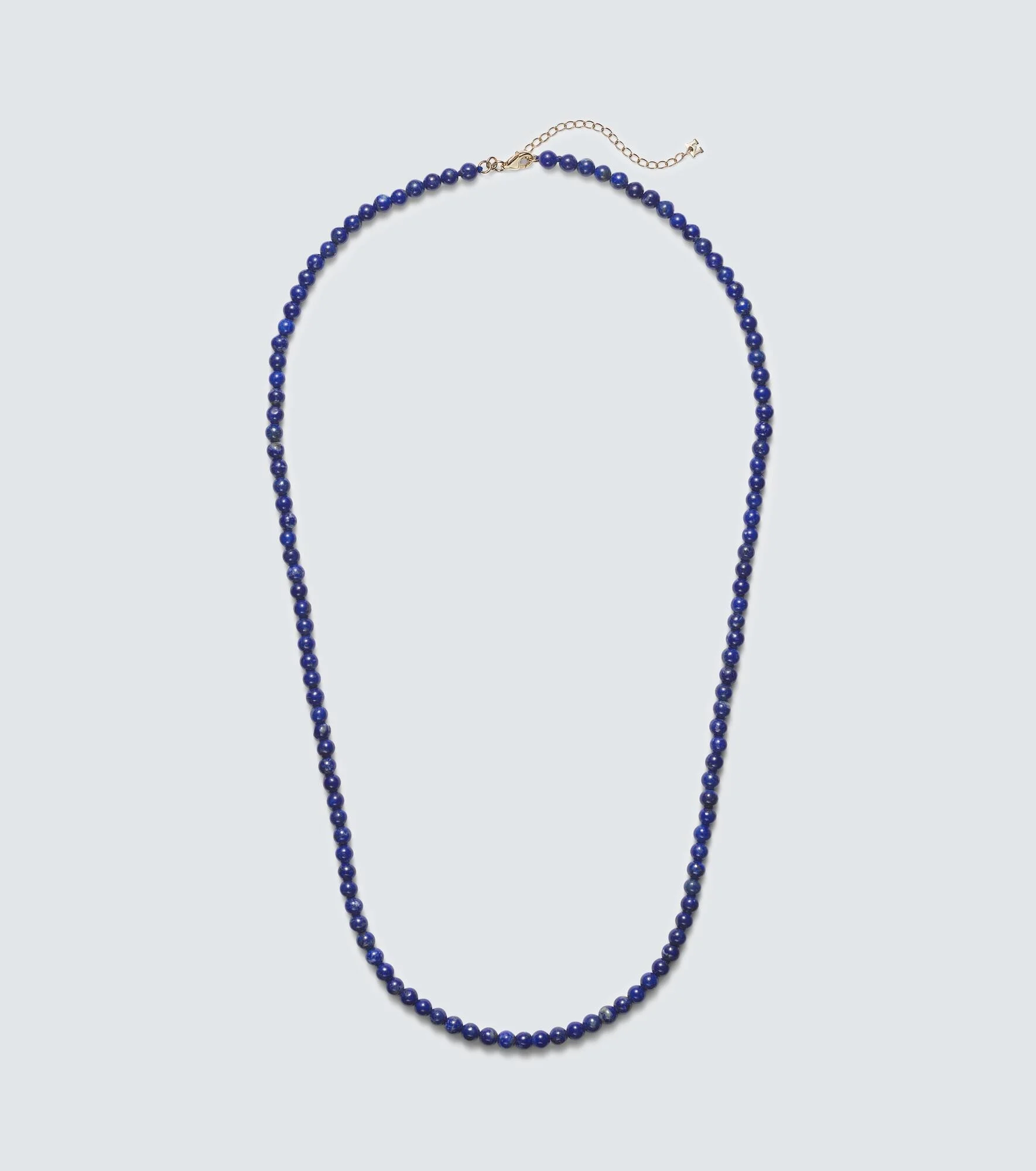 14kt gold necklace with lapis - 1