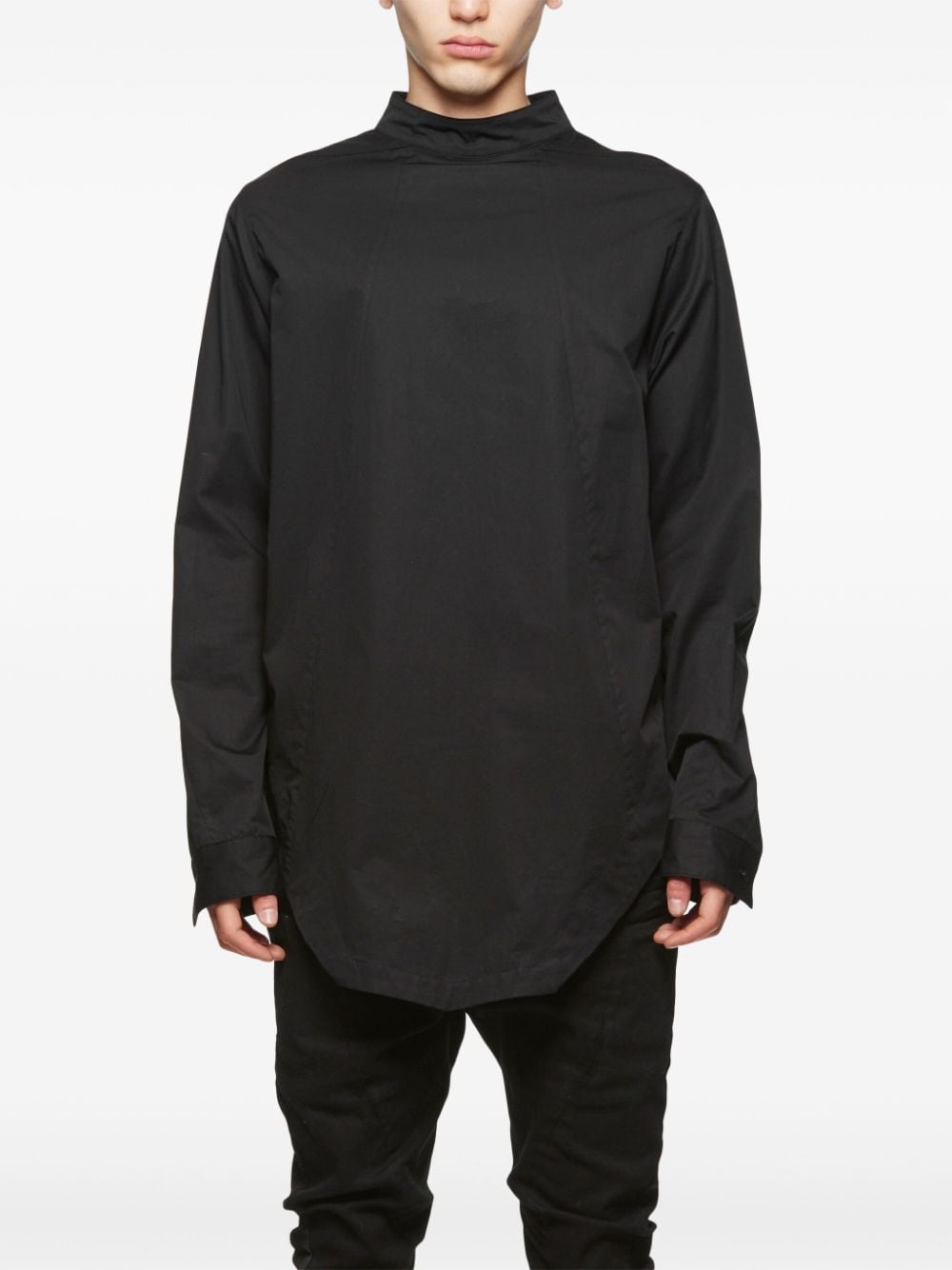 pullover high-neck shirt - 2