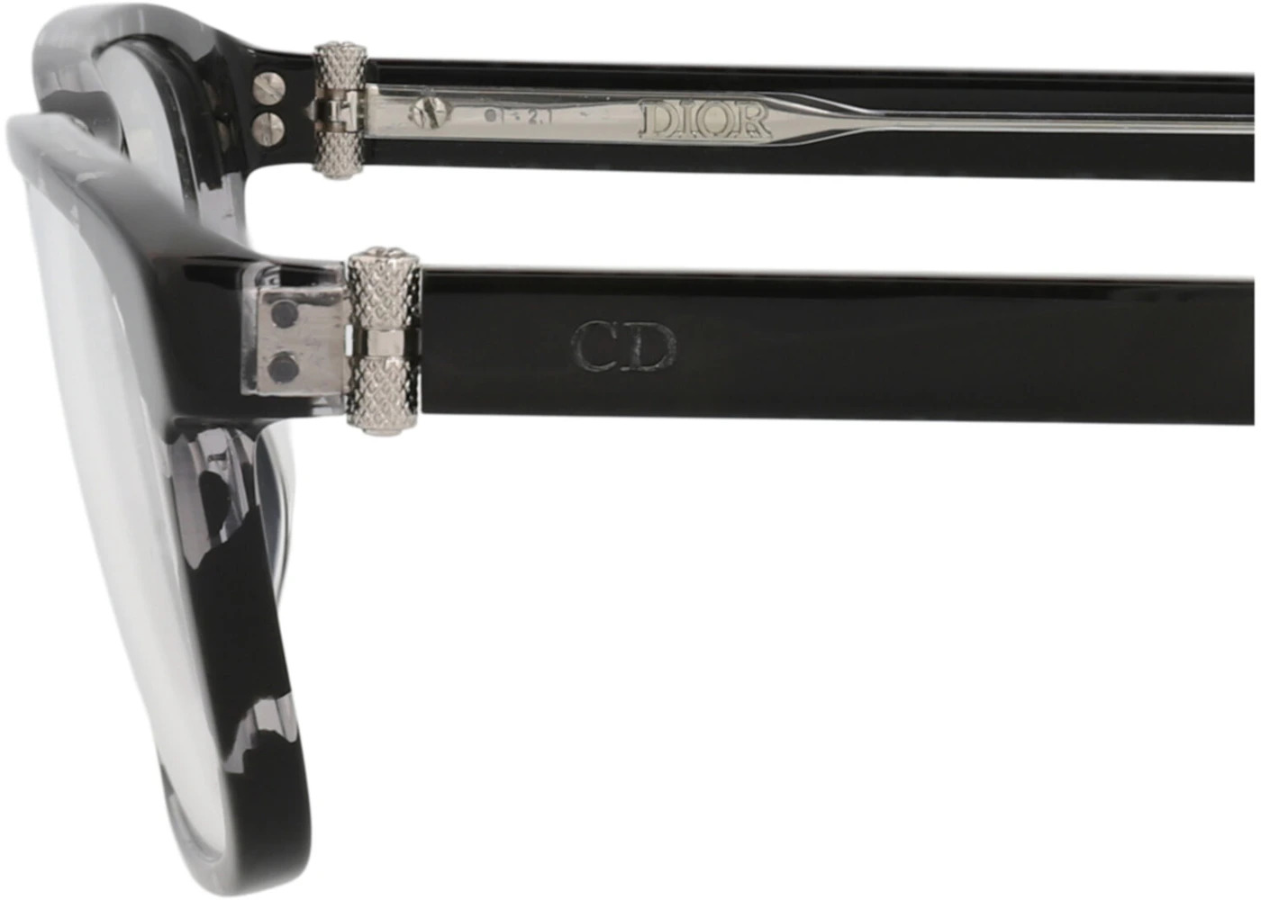 Dior Square-Frame Acetate Optical Frames Havana Havana Transparent (DM50016U-57-056) - 4