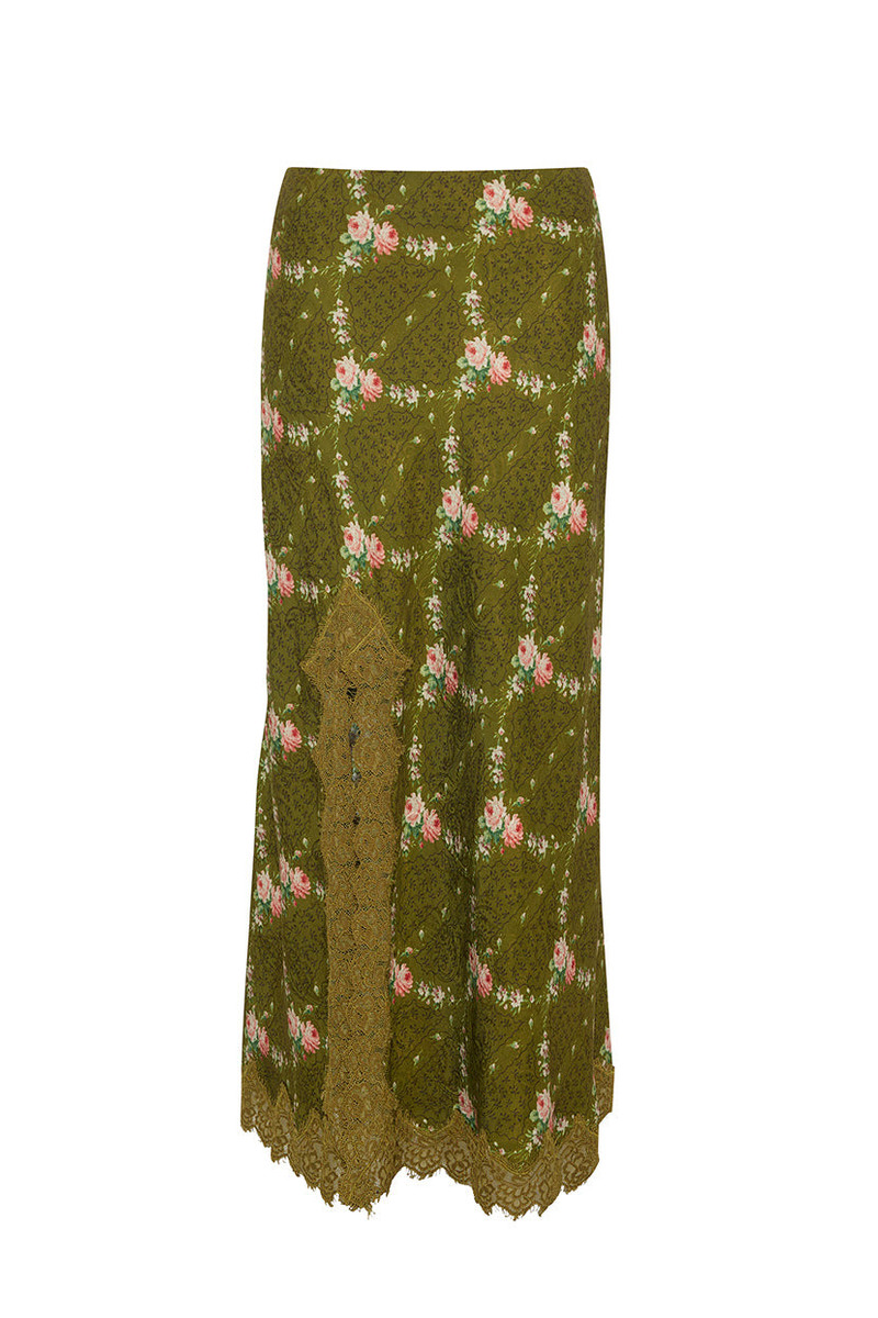 Lou Skirt Bias Cut, Lace Whispers 1