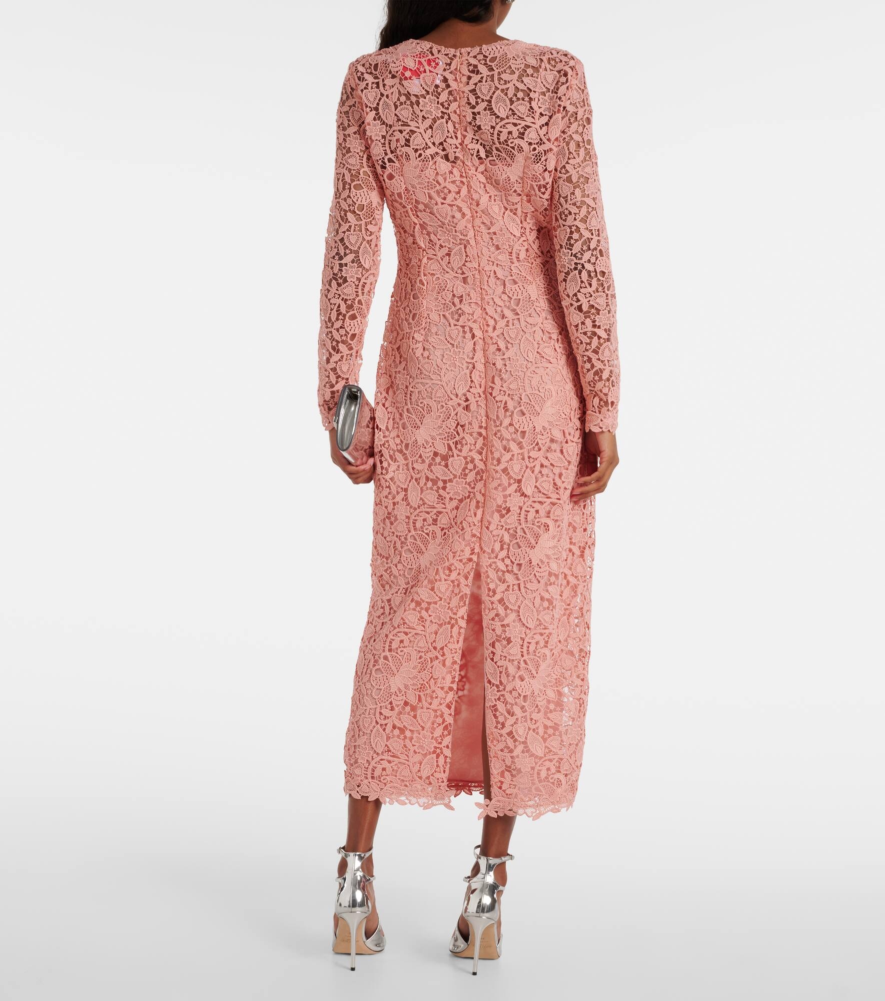 Lace midi dress - 3