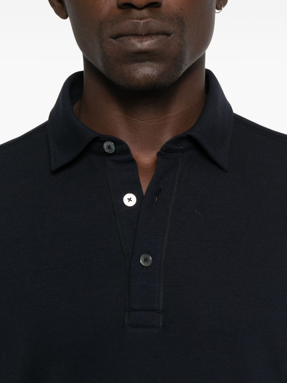 long-sleeve polo shirt - 4