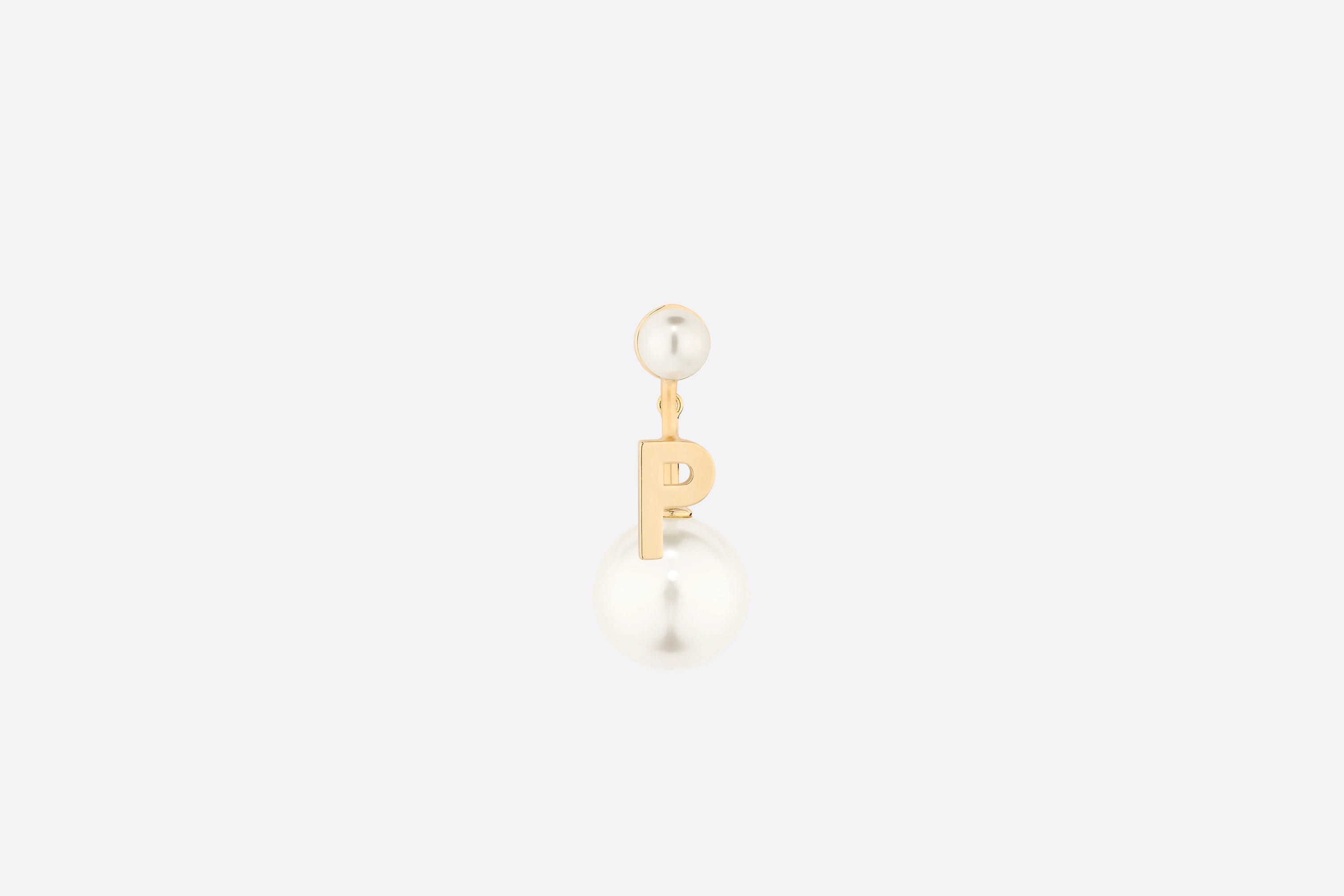 My ABCDior Tribales Letter P Earring - 1