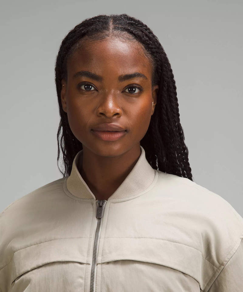 Insulated Ruched Bomber Jacket 4