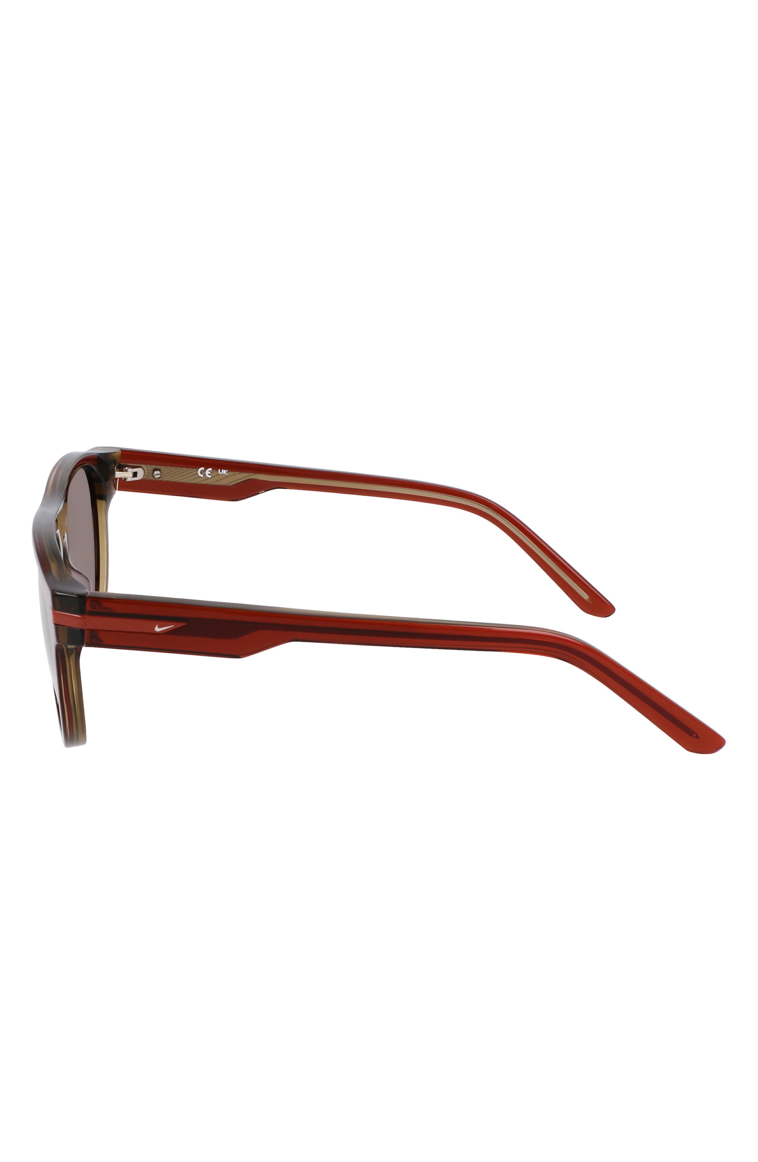 Nike Crescent III 54mm Round Sunglasses in Cedar /Grey at Nordstrom - 8