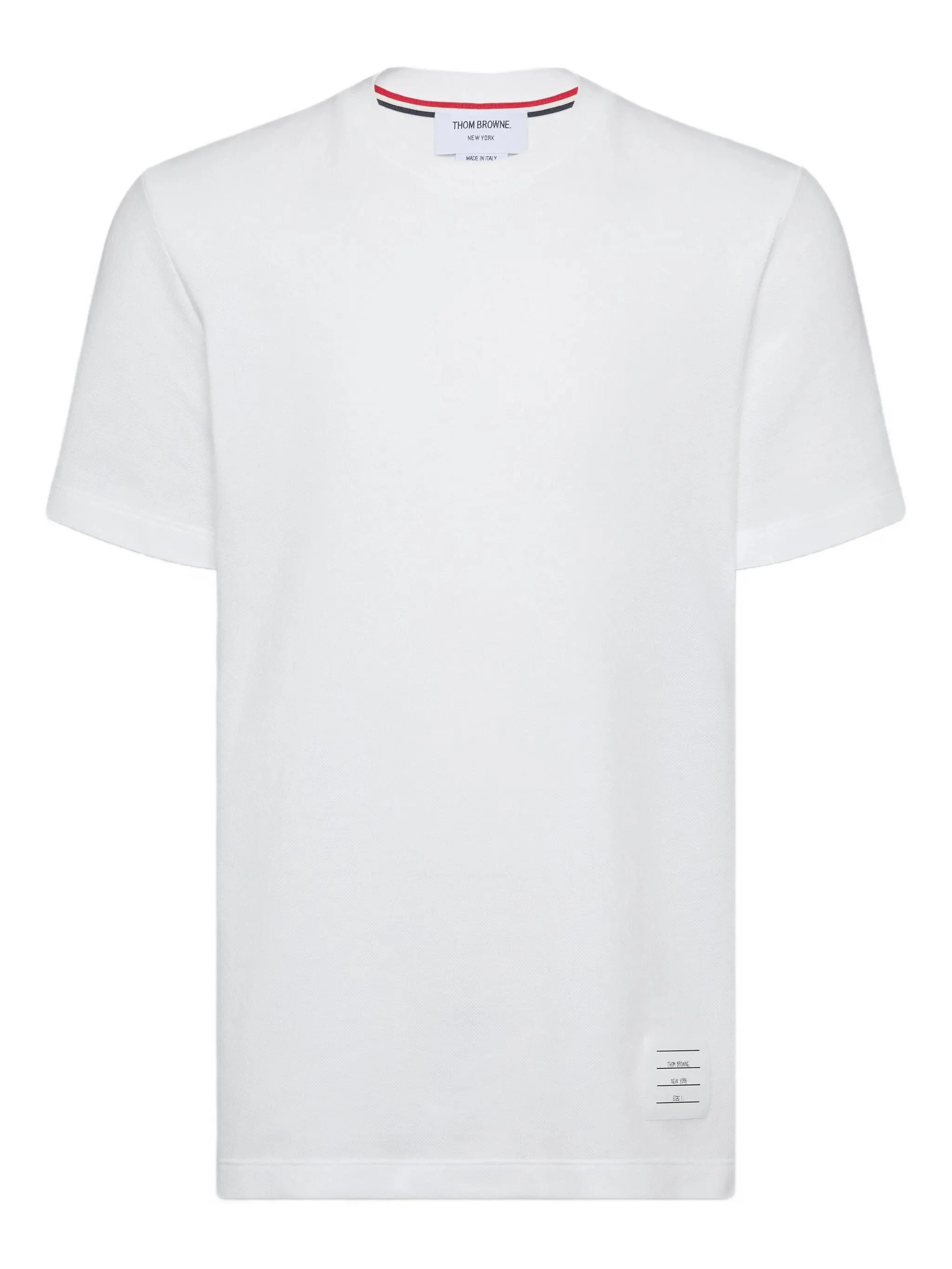 4-Bar stripe cotton T-shirt - 1