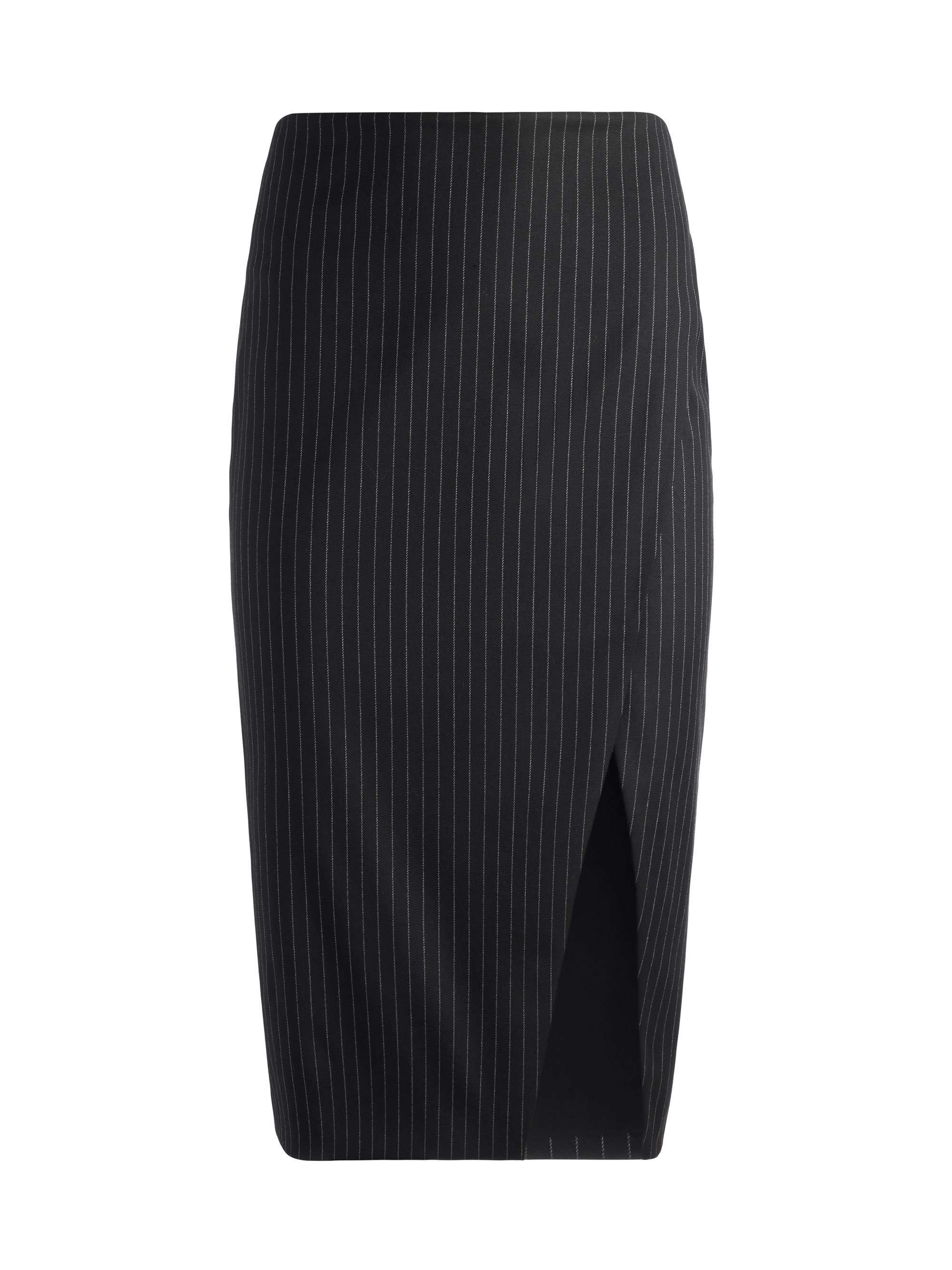 SIOBHAN FRONT WRAP MIDI SKIRT - 1