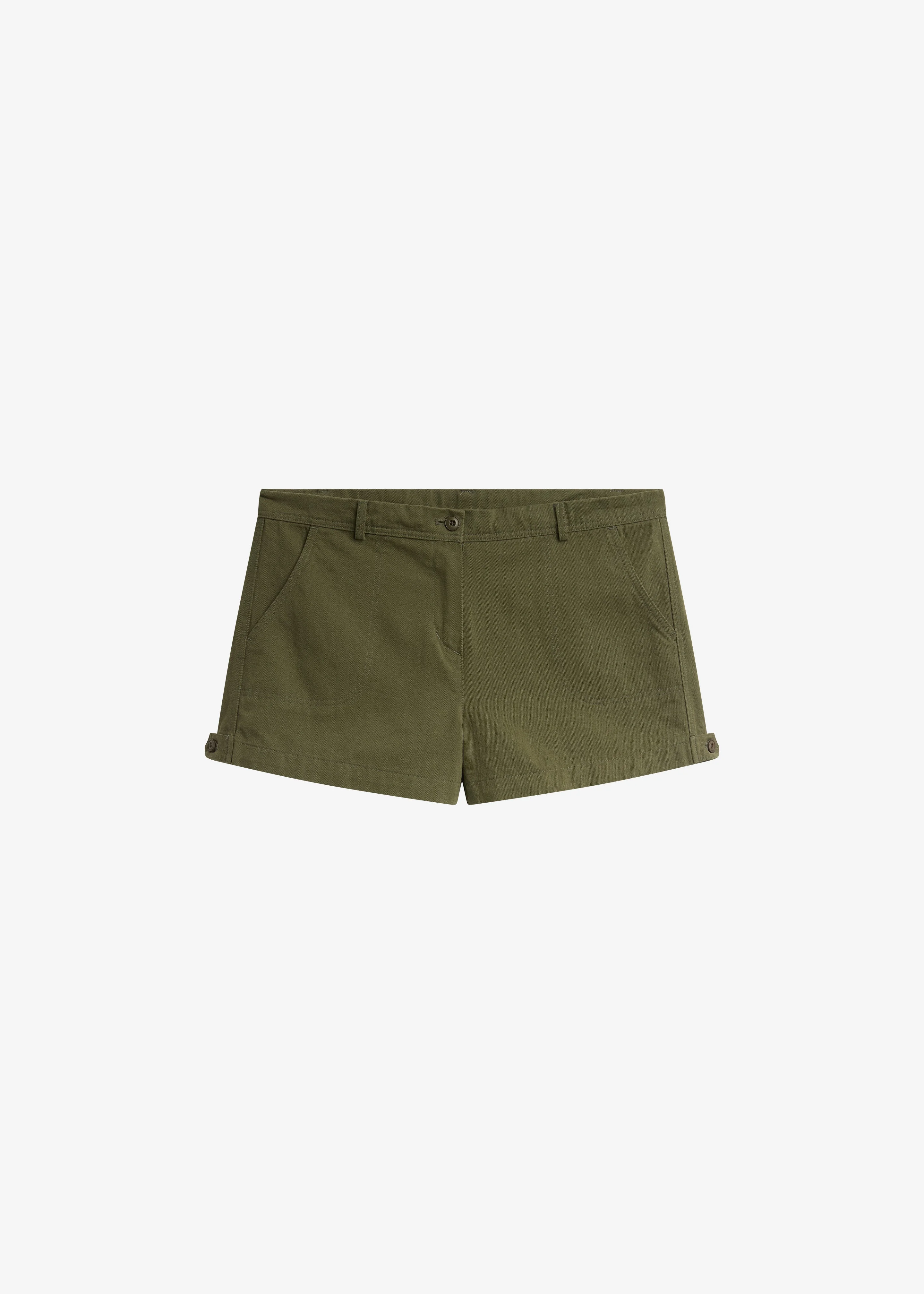 Olane Shorts - Dark Olive - 1