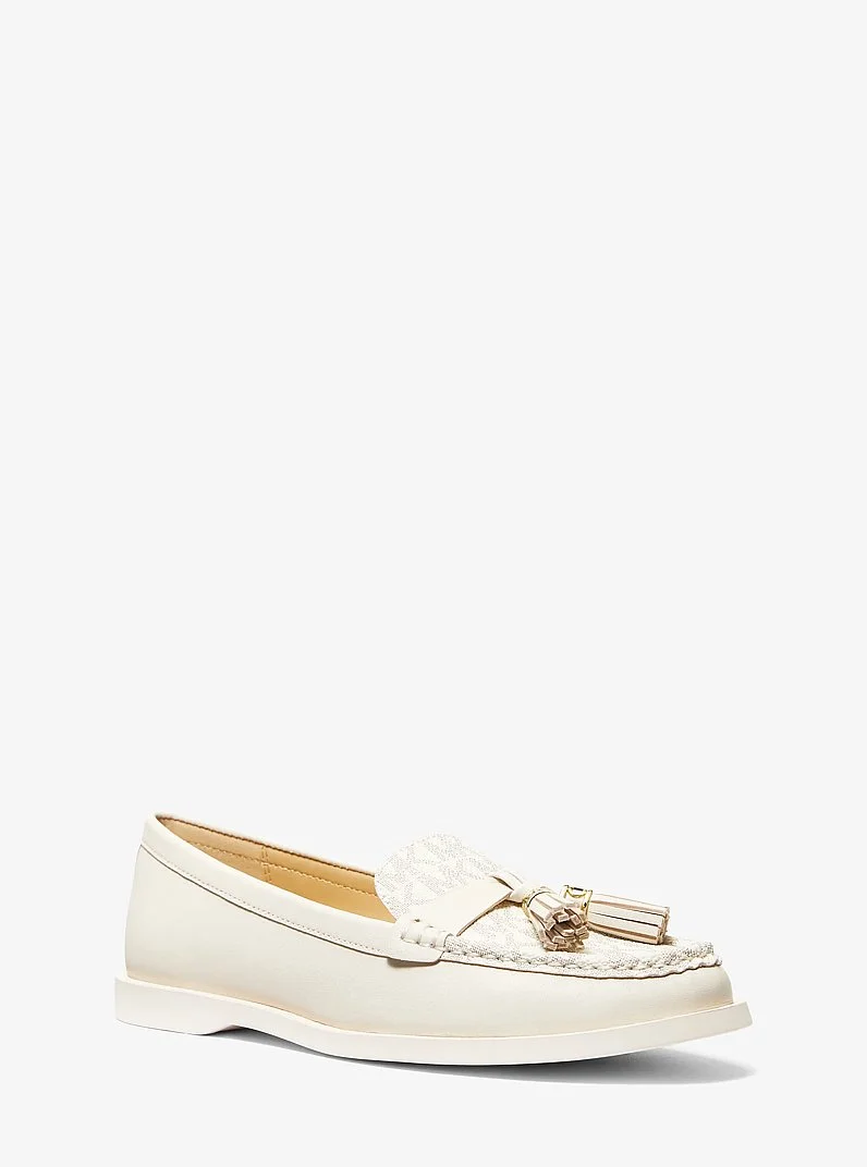 Kiernan Leather and Signature Logo Loafer - 1