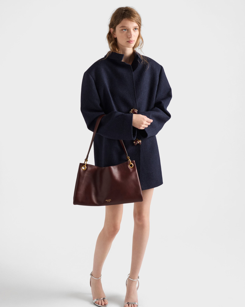 Prada Etude large leather shoulder bag 7