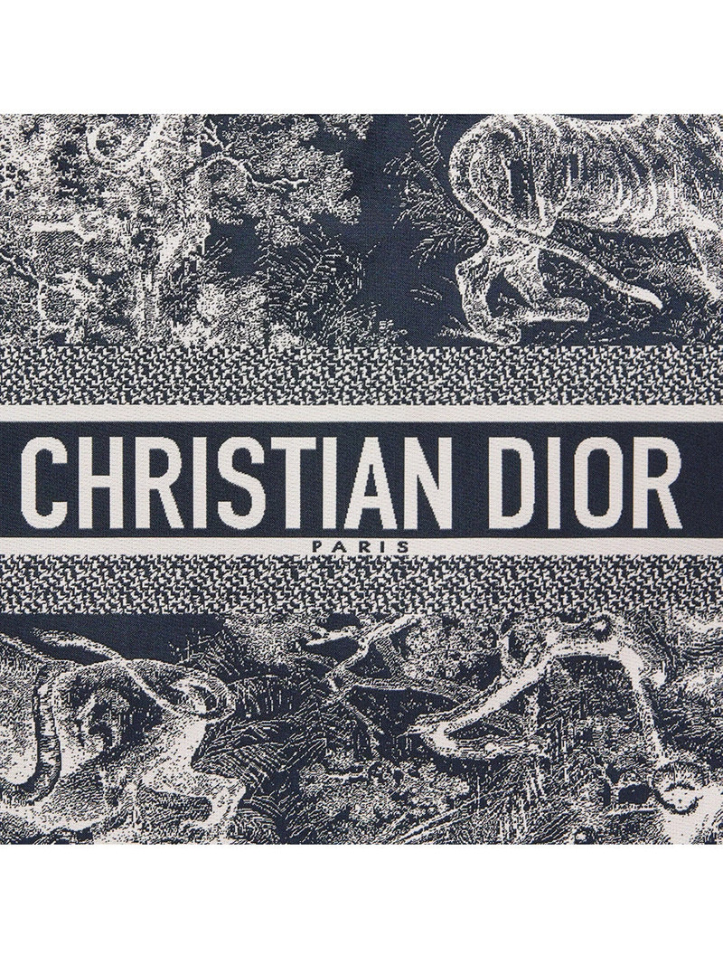 Dior Dior Travel Zipped Pouch in Blue Toile de Jouy Reverse Technical Fabric outlook