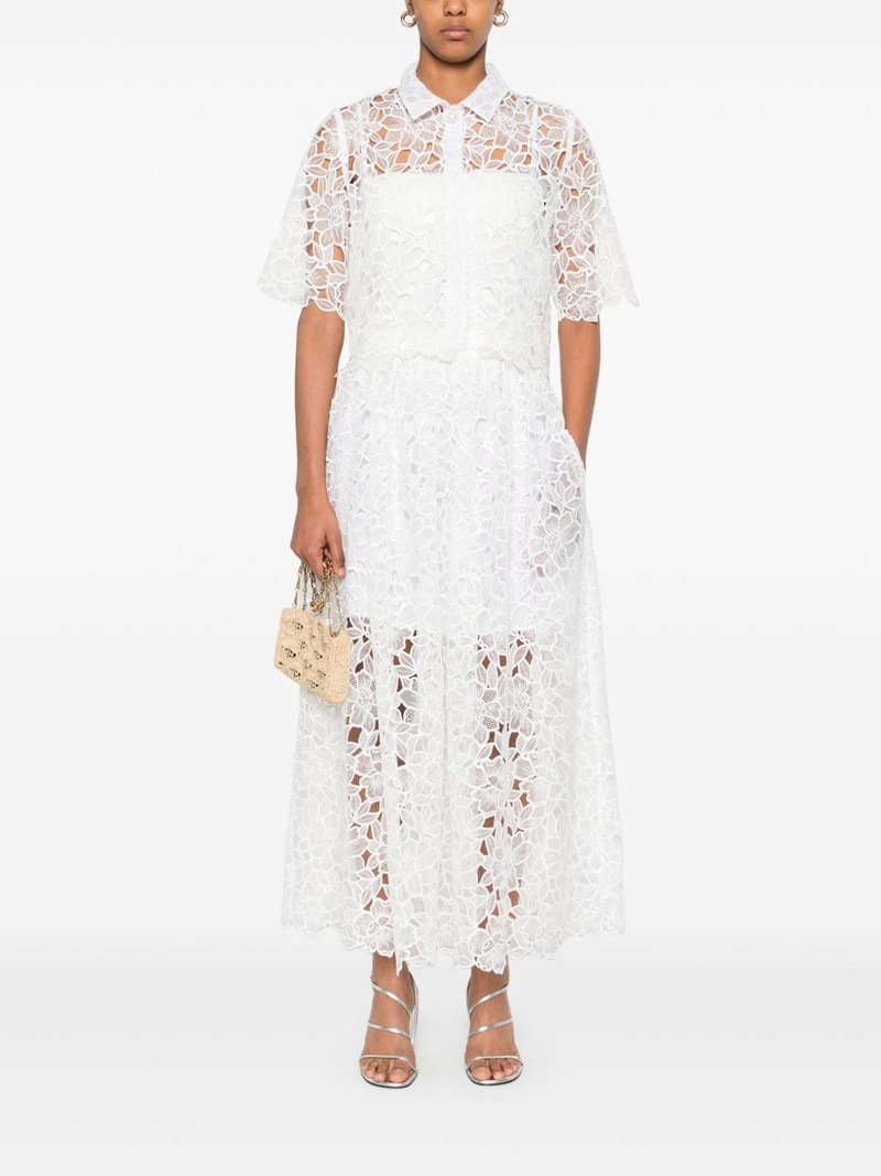 maje floral-lace shirt outlook