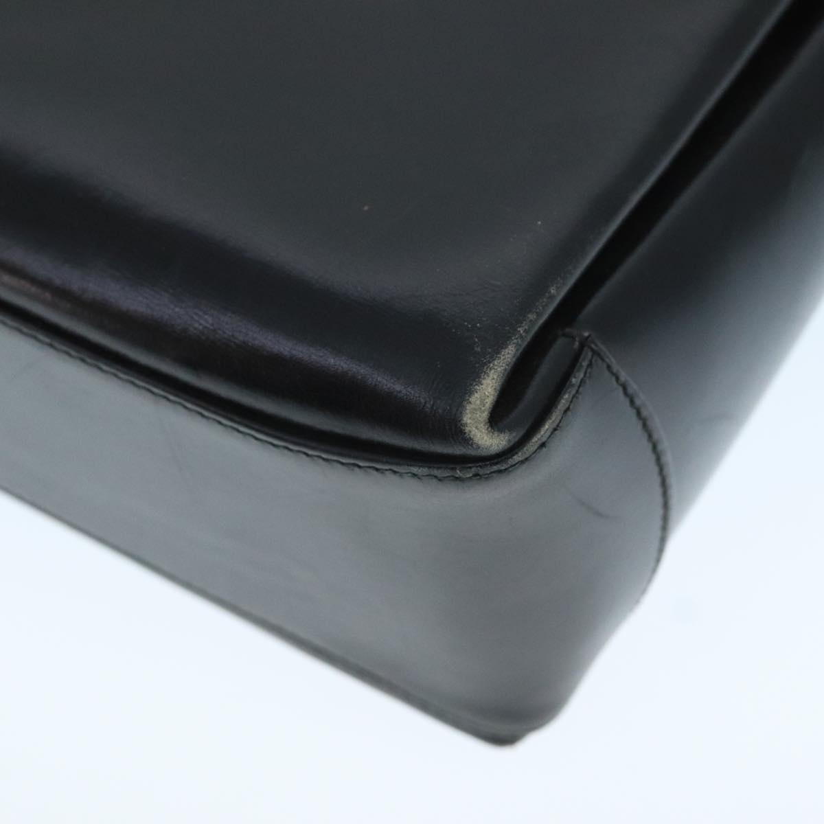GUCCI Hand Bag Leather Black - 16
