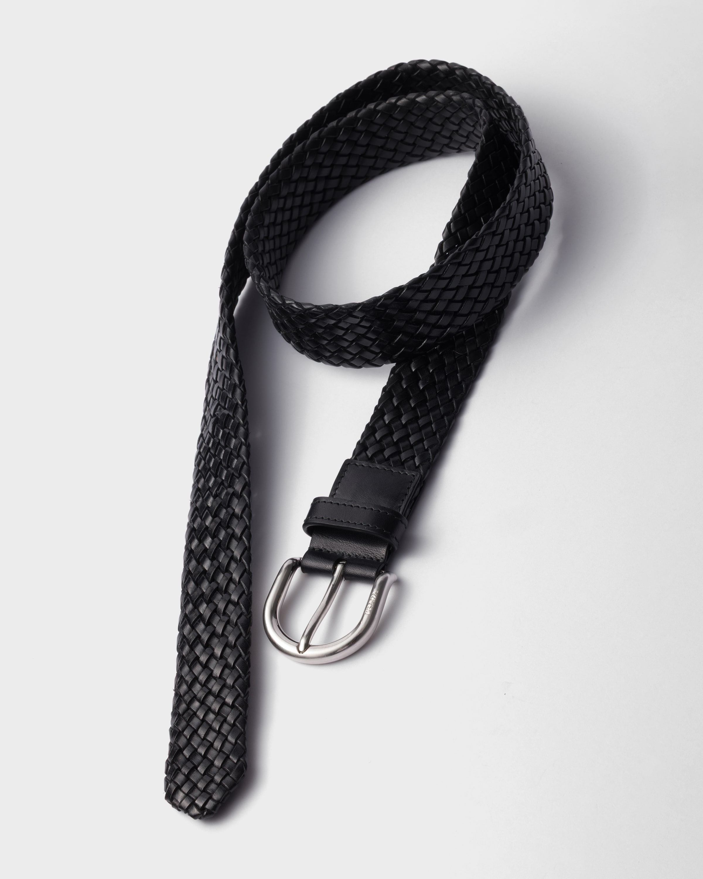 Braided leather belt - 2
