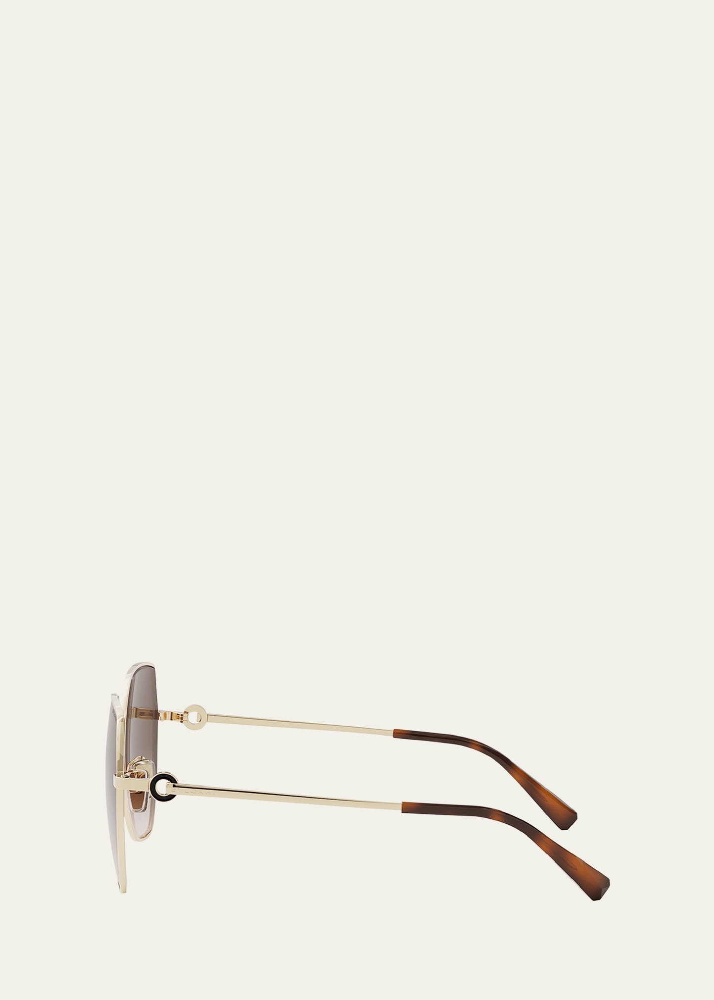 Round Metal & Nylon Sunglasses - 3