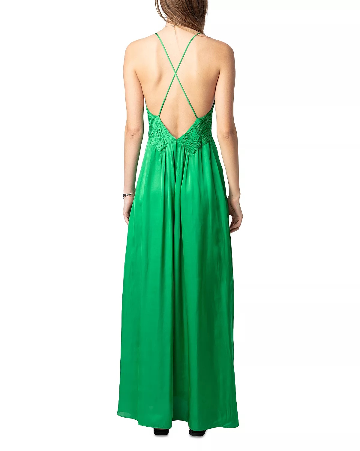 Rayonne Satin Maxi Dress - 3